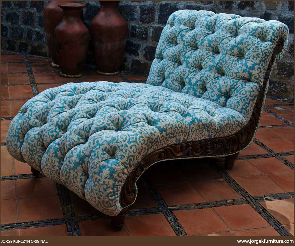 <p>Spanish Colonial Chaise Lounge<br></p>