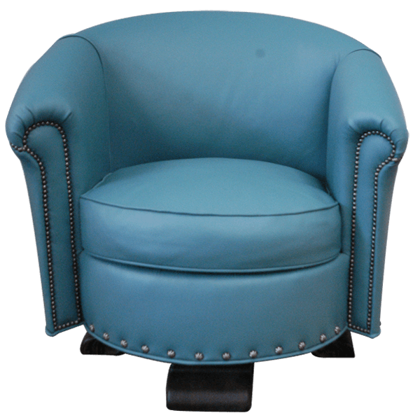 Chair Blue Horseshoe chr44-1