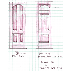 Custom made door door43